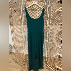 Reformation Green Jumpsuit